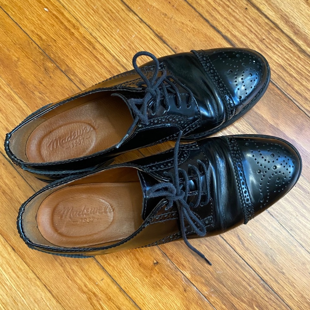 Black Madewell Juliette oxfords